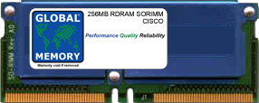 256MB RDRAM SORIMM MEMORY RAM FOR CISCO 11500 SERIES CONTENT SERVICES SWITCHES (CSS5-MEM-144U288) - Click Image to Close